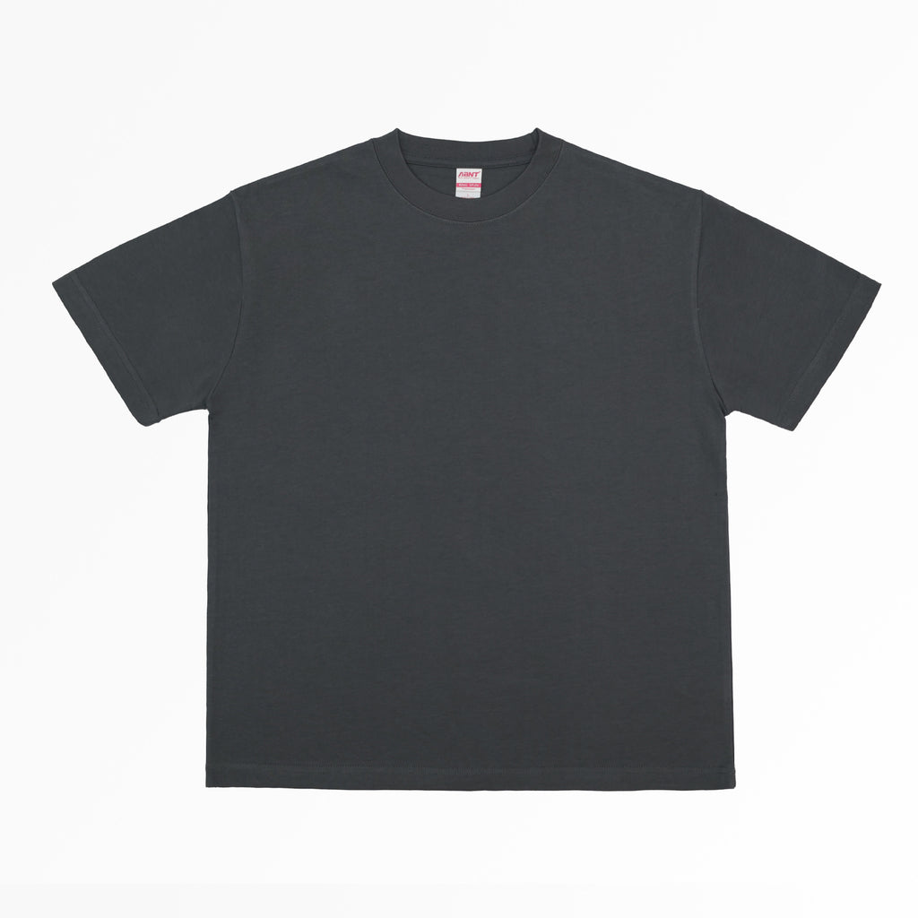American 600G Heavyweight Right Shoulder Short-Sleeved T-Shirt Men'S Summer Small Neckline Men'S And Women'S Japanese Pure Cotton Short-Sleeved Can Be Diy Made