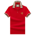 Alihu Men'S Summer New Style Paul Brand Loose Embroidered Short-Sleeved T-Shirt Men'S T Business Lapel Men'S Polo Shirt